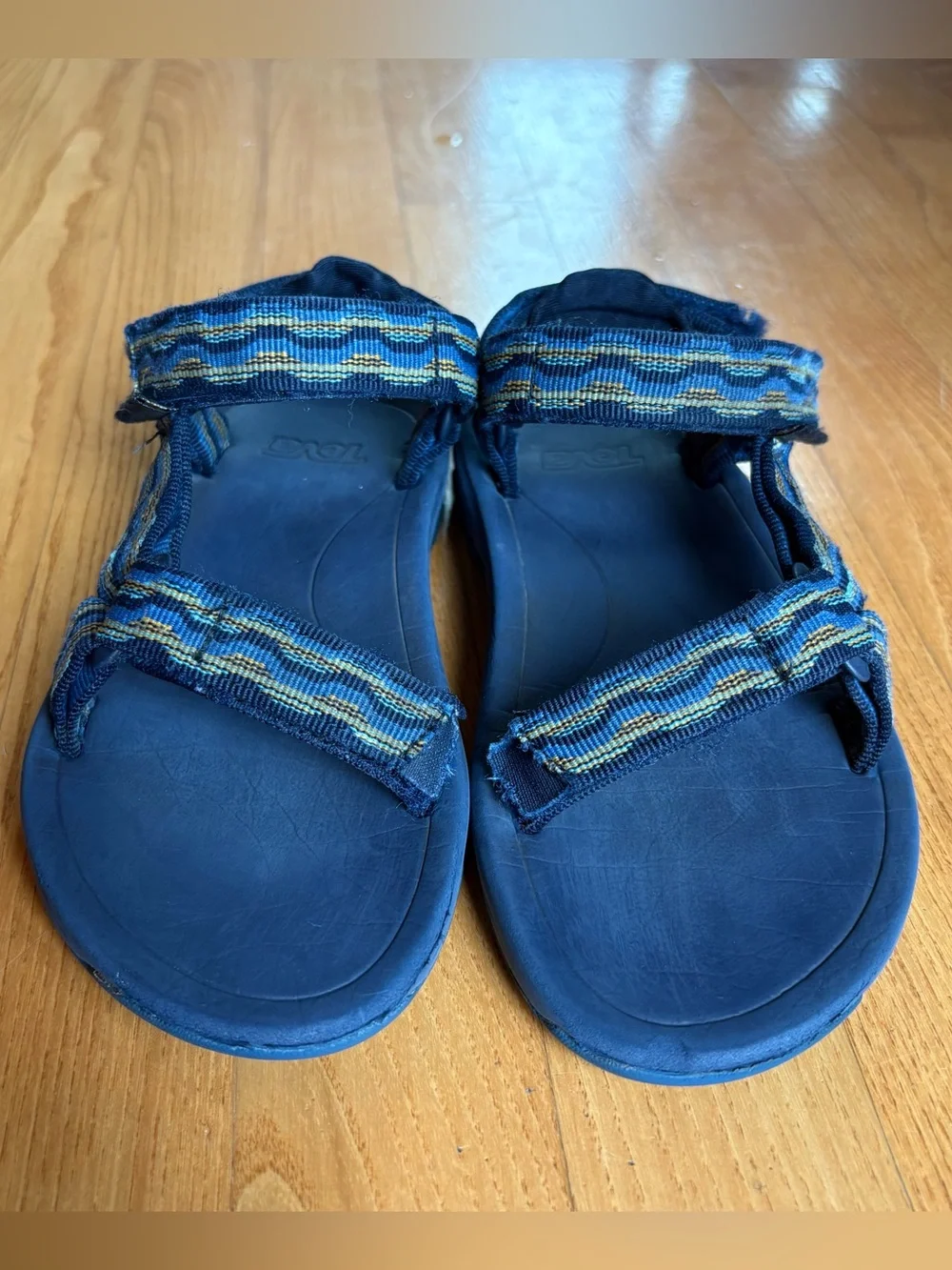Teva Hurricane XLT 2 Sandals kids Kishi dark blue Striped Toddler Boys Size 13